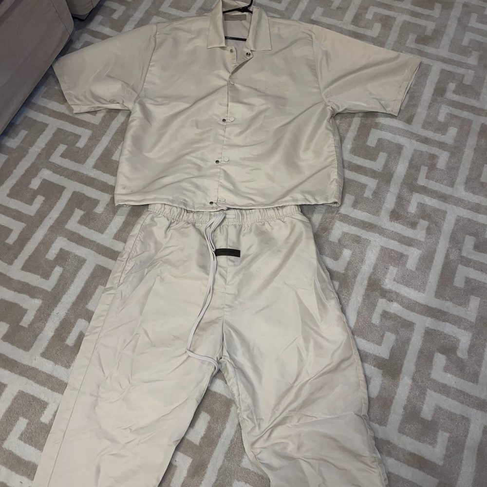 Fear of God Essentials Logo T-Shirt + Pants Set